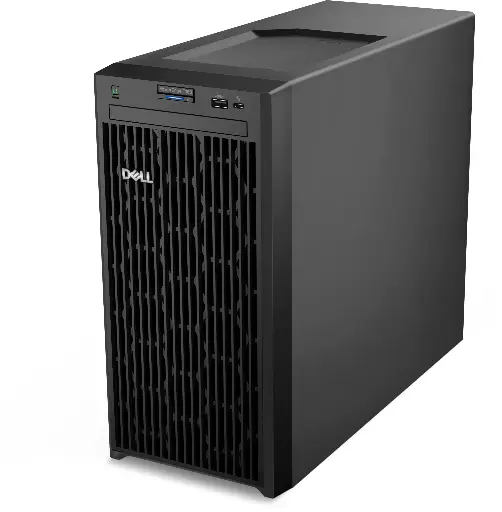 [DEL00050] Dell PowerEdge T150 , 4x3.5'' , Intel Xeon E-2314 2.8GHz, 8M cache, 4C/4T, turbo (65W), 1X16GB 3200MT/s DDR4 ECC UDIMM , 2TB 7.2K RPM SATA 6Gbps 3.5in Cabled Hard Drivel, iDRAC9 Basic 15G, No RAID with Embedded SATA, Software RAID,DVD+/-RW SATA Internal, On-Board LOM , Trusted Platform Module 2.0 V3, 3Yr Basic Warranty